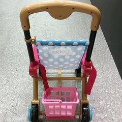 0830-023 ぽぽちゃんお買い物ベビーカーの画像