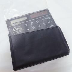 シャープ　薄型　カード　電卓の画像
