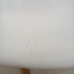 ★リユースのサカイ日立店★HJ7577  ダイニングセット ホワイト H70×D75×W９０～120 クリーニング済み の画像