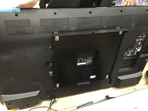 ●販売終了●SHARP     55vテレビ　2016年製　リモコン付き　LC-55W35    中古品　※スタンド欠品・かべ掛け金具有り