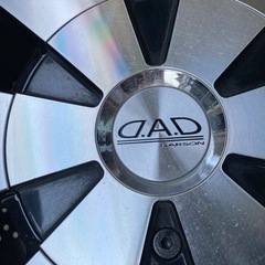 DAD GARSON ギャルソン ツェンレイン 中古ホイール 4本 7.0J 17インチ PCD114.3  ルマン215/50R17 オデッセイ　アブソリュート　の画像