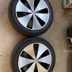 DAD GARSON ギャルソン ツェンレイン 中古ホイール 4本 7.0J 17インチ PCD114.3  ルマン215/50R17 オデッセイ　アブソリュート　の画像