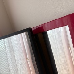 姿見2つ(黒・ピンク)の画像