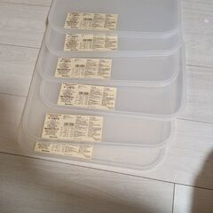 無印用品　ケース用フタ(やわらかポリエチレン)　7枚セットの画像