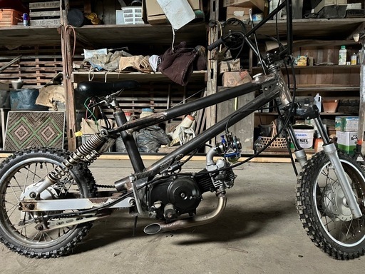 bmxカブ　制作途中