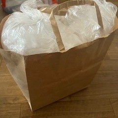 スーパーなどで入れるビニール袋　の画像