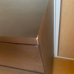無印良品　チェスト　ダークブラウン 4段の画像
