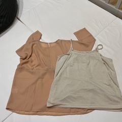 授乳キャミとアウターセット　数回使用の画像