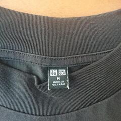 中古 ユニクロ レディース エアリズムコットンT 差し上げますの画像