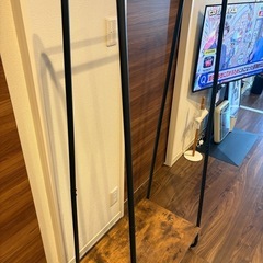 【美品】ウォルナット　ハンガーラックの画像