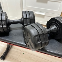 トレーニングベンチ & ダンベル（10kg×2個）の画像