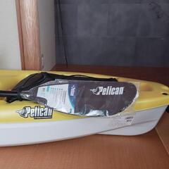 【引取限定】未使用　Pelican PREMIUM RUSTLER 100X パドル付き　シットオン　　ペリカン　 カヤック の画像