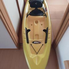 【引取限定】未使用　Pelican PREMIUM RUSTLER 100X パドル付き　シットオン　　ペリカン　 カヤック の画像