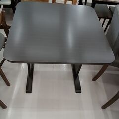 リユースのサカイ栃木店★ジモティ割あり★  テーブル ダークブラウン W80×D80×H70 クリーニング済み TC10449の画像