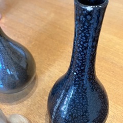 一輪挿し3点セット　陶器製花瓶の画像