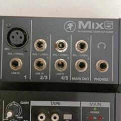 0830-078 Mackie MIX5 5チャンネルコンパクトミキサーの画像