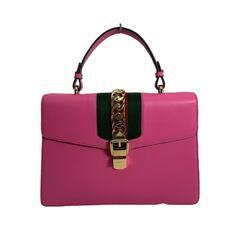 グッチ 431665 ハンドバッグ ピンク  GUCCI シルヴィ 2WAYバッグの画像