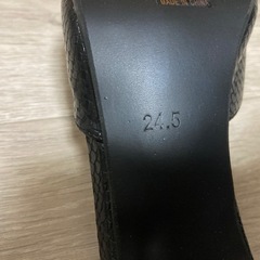 ピンヒールミュール美品24.5cmの画像