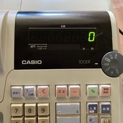レジスター カシオ 100ER 鍵無し ジャンク扱いの画像