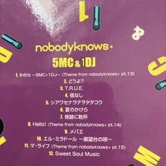 600円　CD nobody knowsの画像
