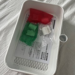 ニトリのスチールワゴン用回転バスケットの画像