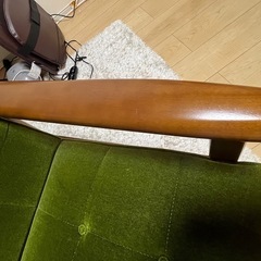 【最終価格】【美品】カリモク　Kチェア　1シーター　イス　モケットグリーンの画像