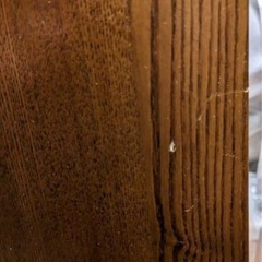 【値下げしました】天然木一枚板風ダイニングテーブルの画像