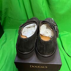 デュカルス DOUCALS スエード ダブルモンク シューズ　　サイズ42　　＠ｙの画像