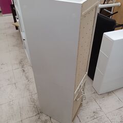 リユースのサカイ栃木店★ジモティ割あり★  収納棚 ホワイト W32.5×D42.5×H124 クリーニング済み TC10456の画像