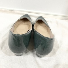 レインパンプス グリーン グランドフルール
  の画像
