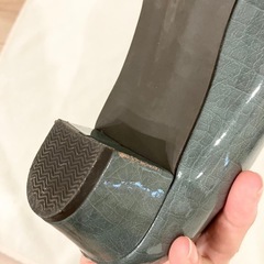 レインパンプス グリーン グランドフルール
  の画像
