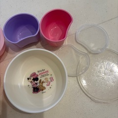 Disney baby ミニーマウス ベビー用食器セット　離乳食パレットの画像