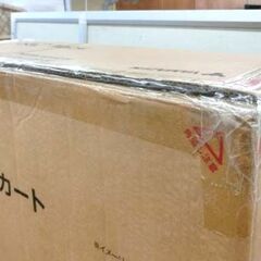 新品未開封 YAMAZEN ショッピングカート KCS-606(BK) ブラック 買い物カート キャリーカート 4輪 山善 札幌 西野店の画像