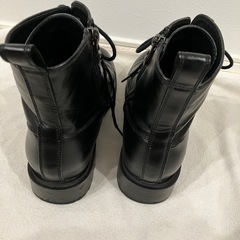 レースアップブーツ 黒 25〜25.5 オリエンタルトラフィック
の画像