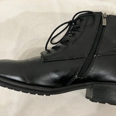 レースアップブーツ 黒 25〜25.5 オリエンタルトラフィック
の画像