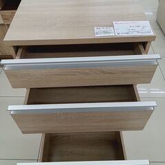 ★リユースのサカイ日立店★HJ7584  収納棚 ﾍﾞｰｼﾞｭ H101.5×D45×W60 クリーニング済み の画像