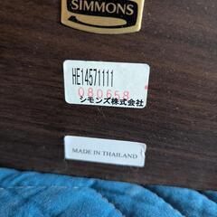 ✨シモンズ✨シングルベッドの画像