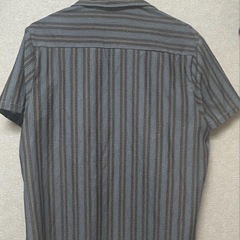 SHEIN ストライプ 半袖シャツ マルチカラーMサイズの画像