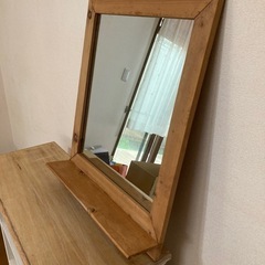 鏡(小物台付)の画像