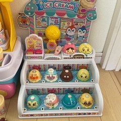 【廃盤品希少】アンパンマン　アイスクリームワゴン　アイス屋さんセットの画像