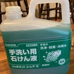 手洗い用せっけん液　業務用5K　の画像