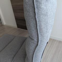 美品リクライニングチェア　座椅子　グレーの画像