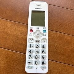 迷惑電話対策　シニアに最適！SHARP シャープ JD-AT90 電話機（子機付き）の画像