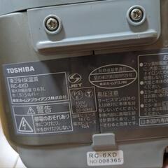 TOSHIBA 炊飯器の画像