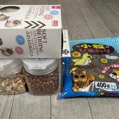 ハムスター飼育セット2セットやご飯等【バラ売りも可】の画像