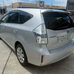 プリウスα 26年式 10.6万キロ 車検2年付 総額58万円 バックカメラ ETC TV・ナビ・Bluetooth再生可の画像
