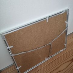 額縁　フォトフレーム　金属製　スチールの画像