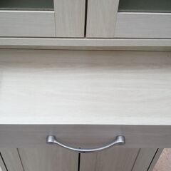 ★リユースのサカイ高崎店★TJ12625  食器棚 ナチュラル H181.5×D29×W58 クリーニング済みの画像