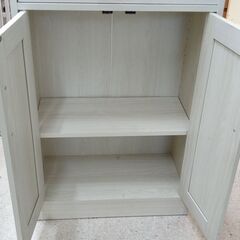 ★リユースのサカイ高崎店★TJ12625  食器棚 ナチュラル H181.5×D29×W58 クリーニング済みの画像
