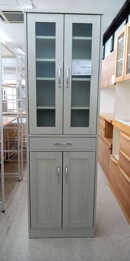 ☆リユースのサカイ高崎店☆TJ12542 食器棚 茶 H204.5×D48.5×W60